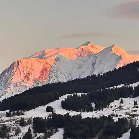 Chalet A Megeve-Vauvray - Grands Appartements , Vue Mont Blanc Demi-Quartier Kültér fotó