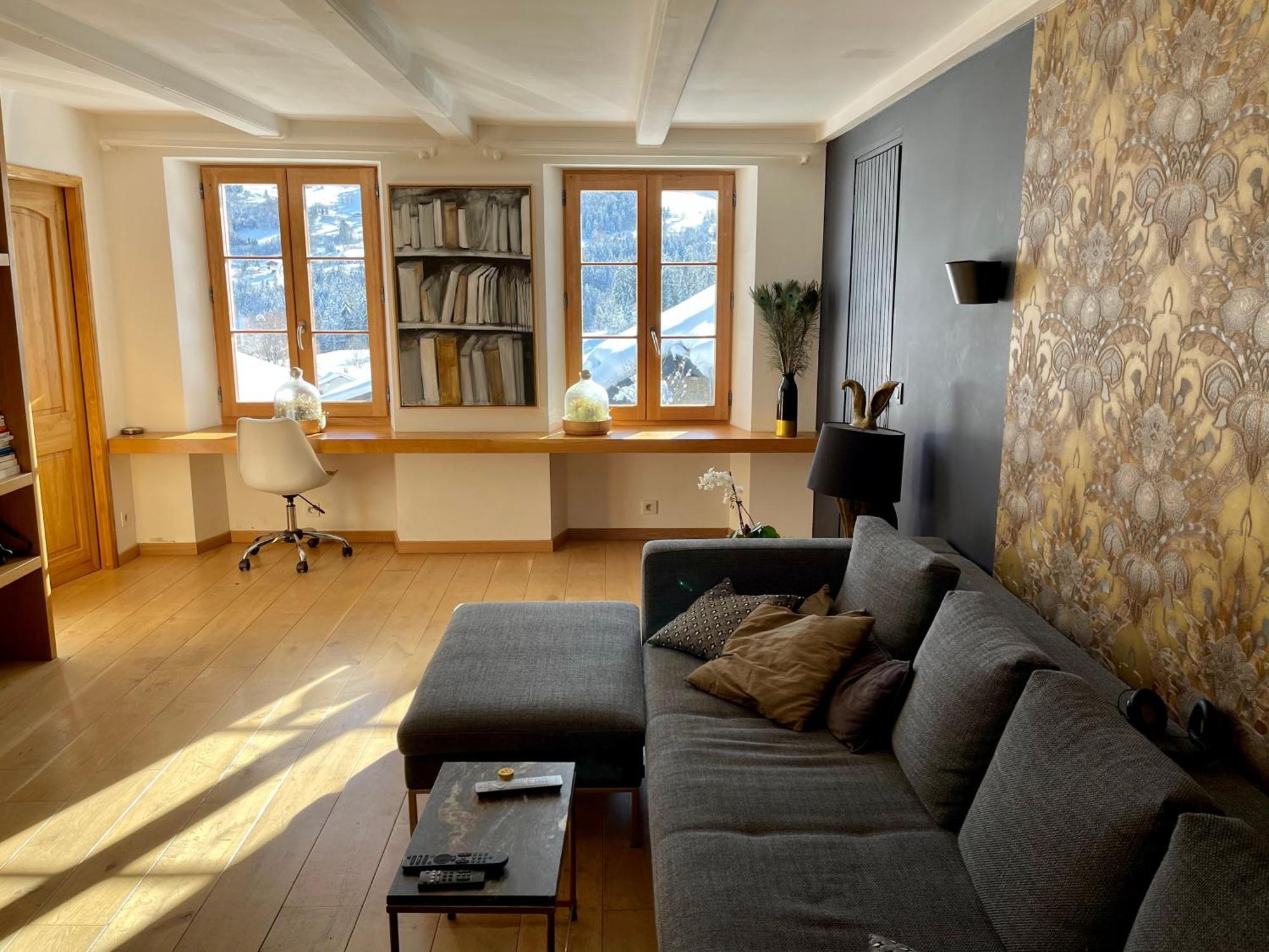 Chalet A Megeve-Vauvray - Grands Appartements , Vue Mont Blanc Demi-Quartier Kültér fotó